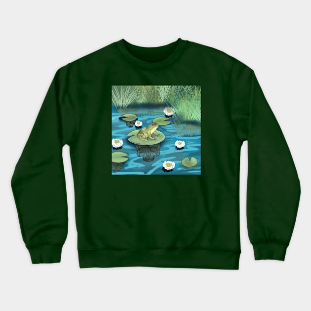 The Dead Pond Crewneck Sweatshirt by Sarri